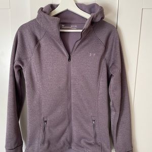 Under armour fleece full zip hoodie relaxed fit